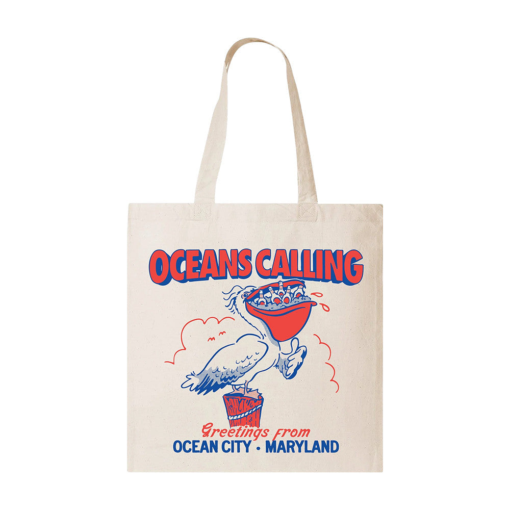 Oceans Calling Festival Party Pelican Tote Bag 2026 Oceans Calling Festival Accessories Gift For Sister - Foxy23shop