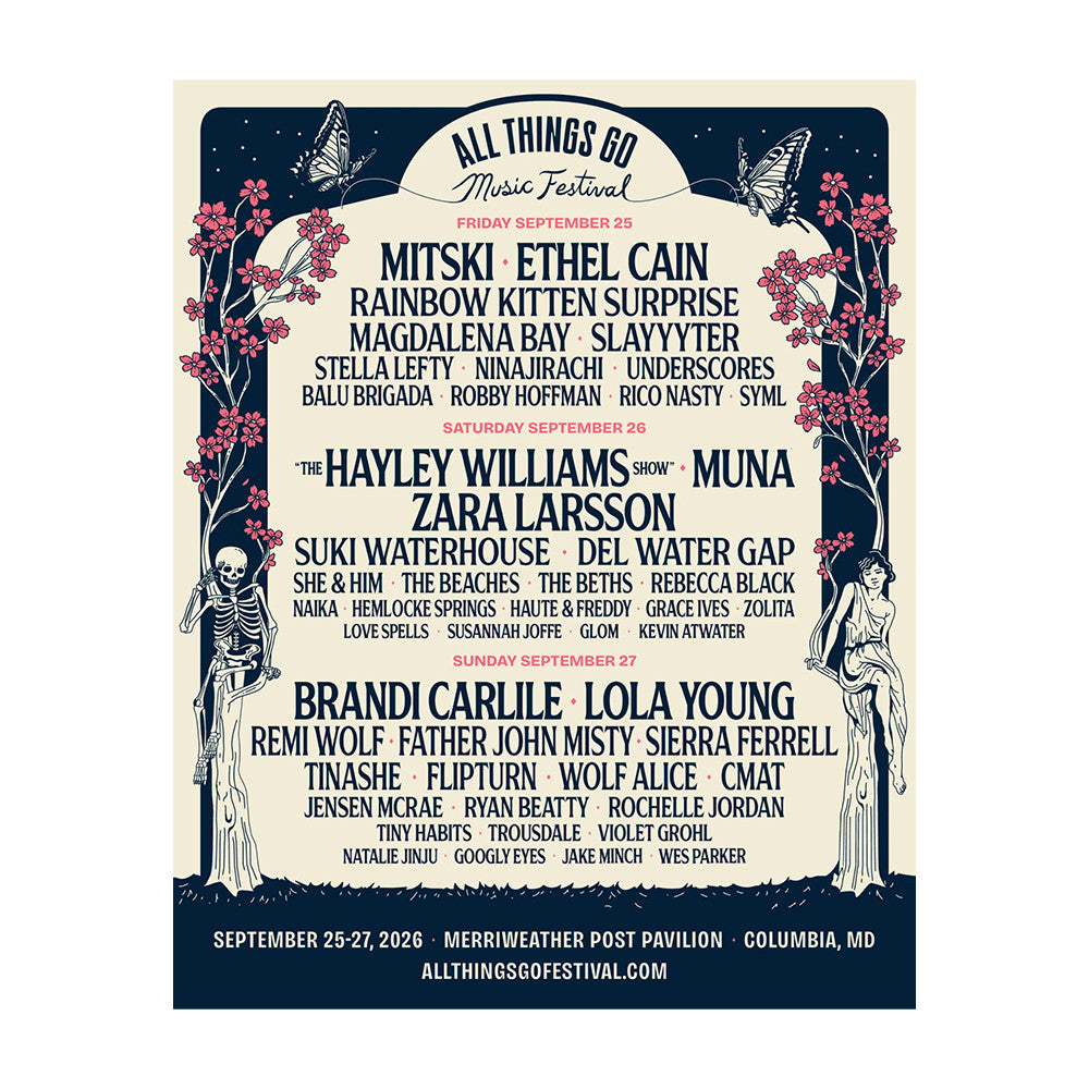 All Things Go Festival DC 2026 Lineup Poster All Things Go Festival Concert Poster Gifts For Fans - Foxy23shop