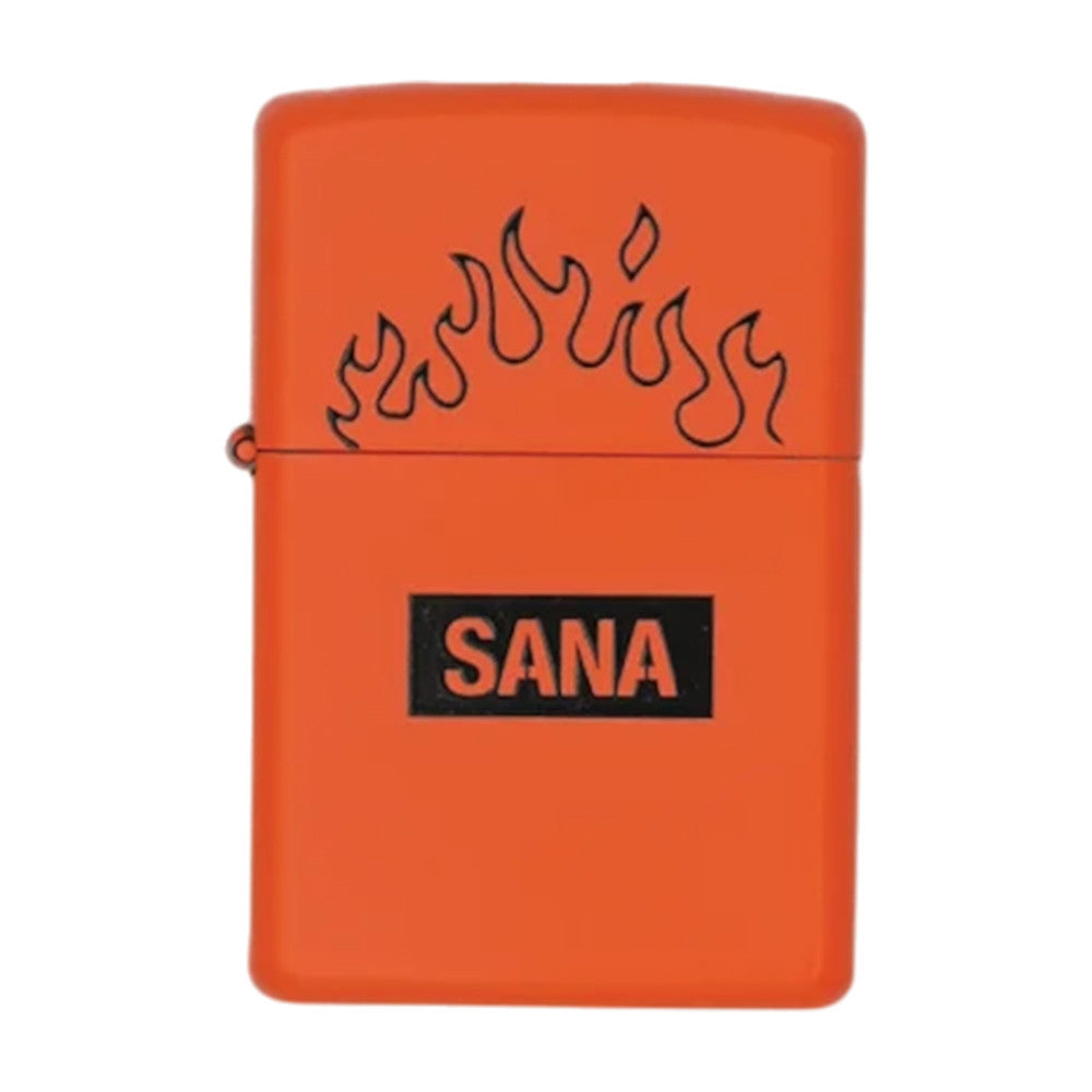 Sana Merch Logo Orange Lighter Case Unique Presents For Boyfriend - Foxy23shop