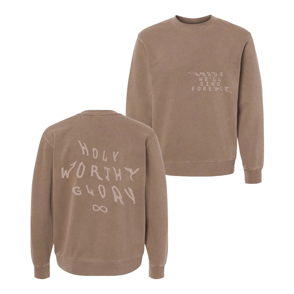 Seph Schlueter Merch Words Well Sing Forever Brown Sweatshirt Gifts For Seph Schlueter Fans - Foxy23shop