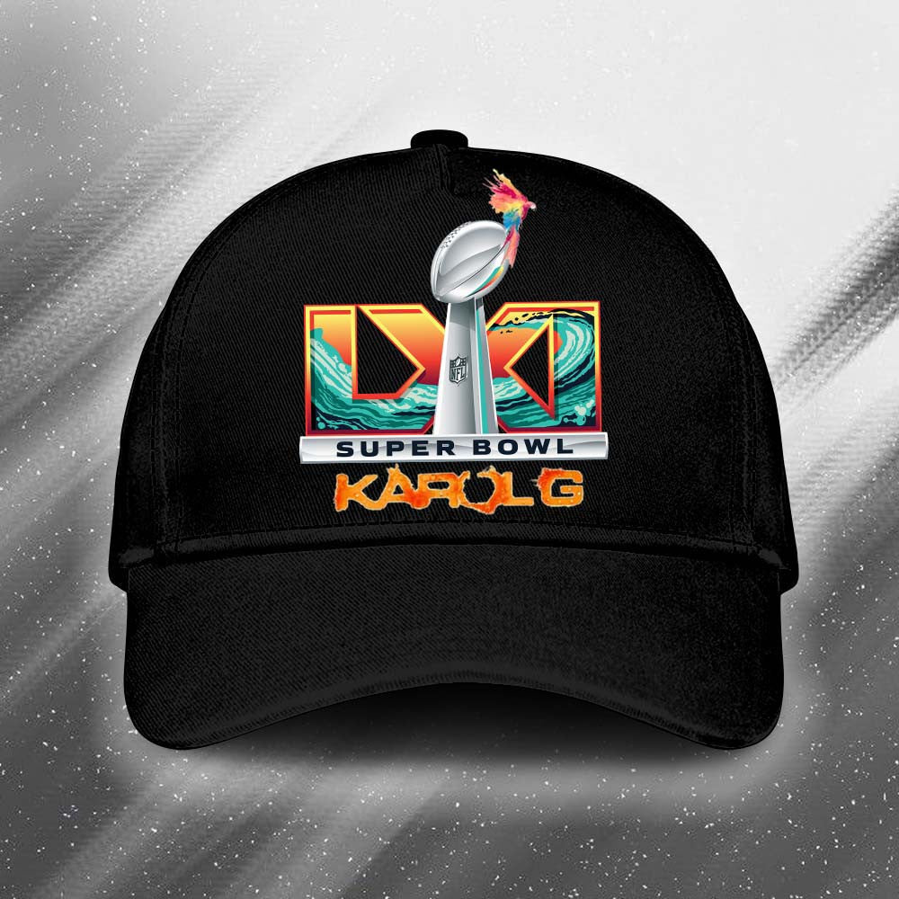 Karol G NFL Super Bowl Halftime Show 2027 Logo Classic Hat Karol G Cap Gifts For Fans - Foxy23shop