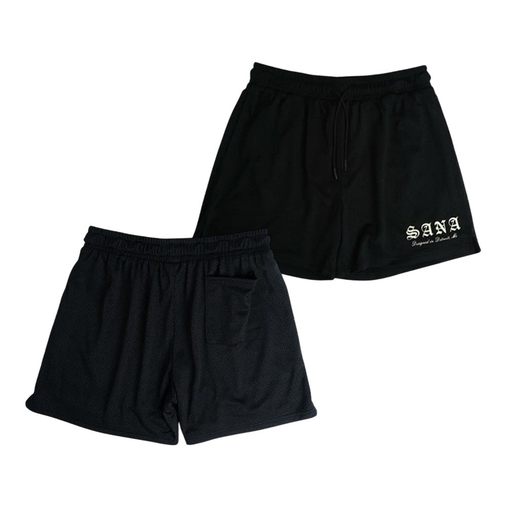 Sana Merch Sana Logo Art Black Shorts Sana Streetwear Apparel Gift For Him - Foxy23shop