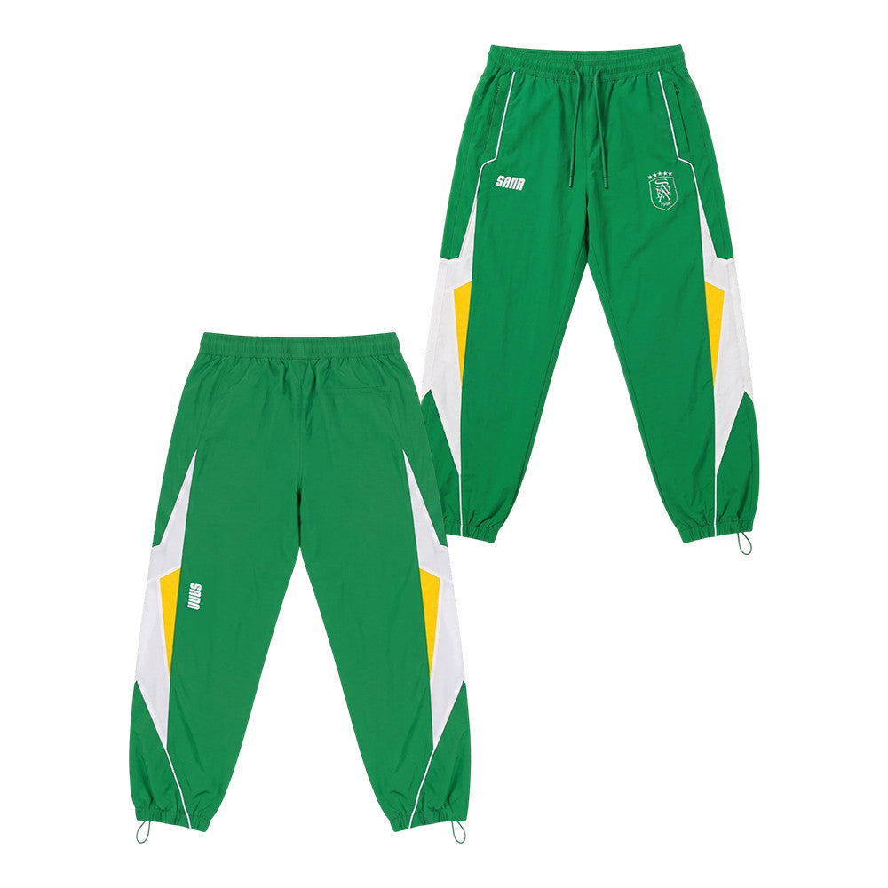 Sana Merch Brazil Green Sweatpants Sana Clothing Streetwear Gifts For Girlfriend - Foxy23shop
