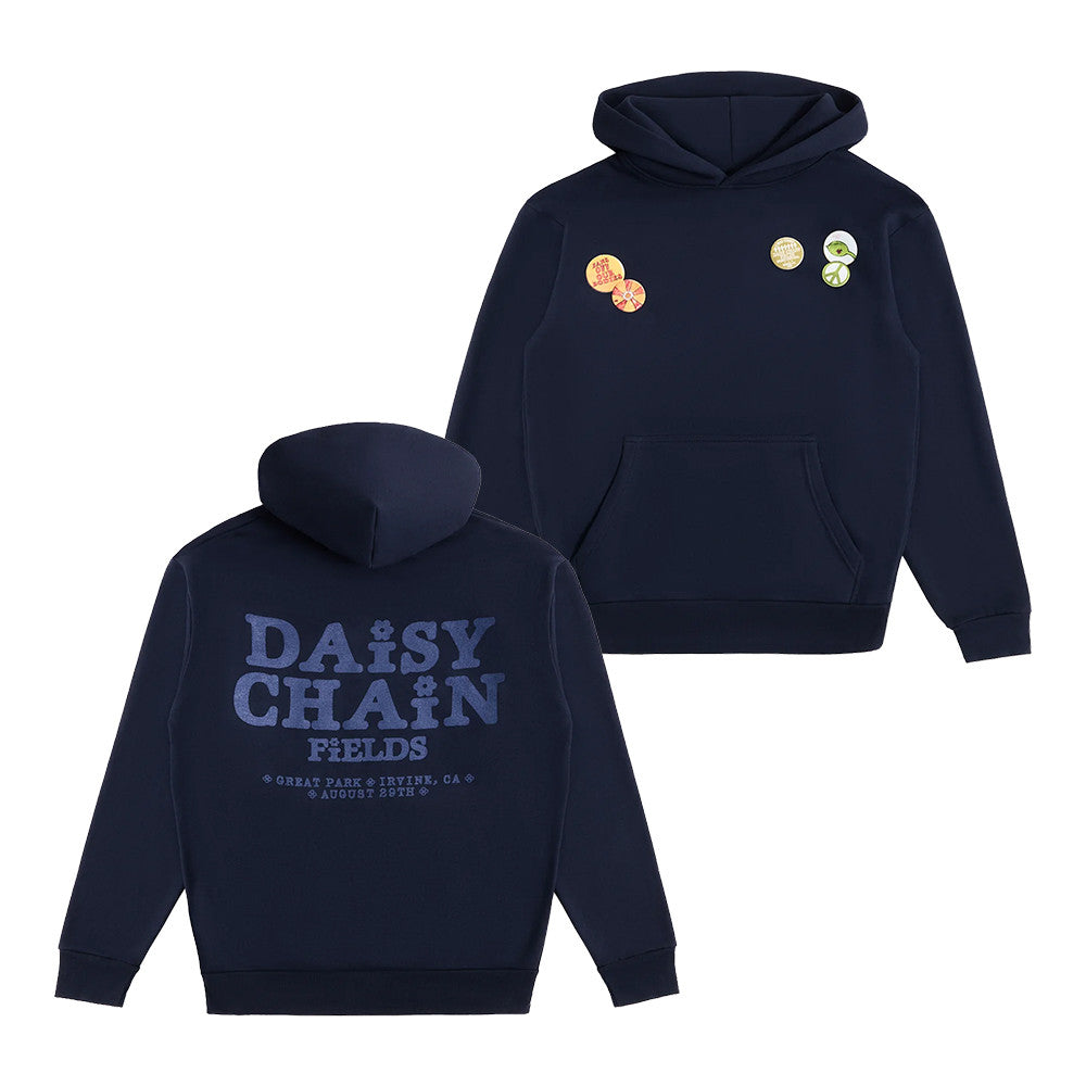Olivia Rodrigo Merch Daisy Chain Fields Pins Hoodie Olivia Rodrigo Apparel - Foxy23shop