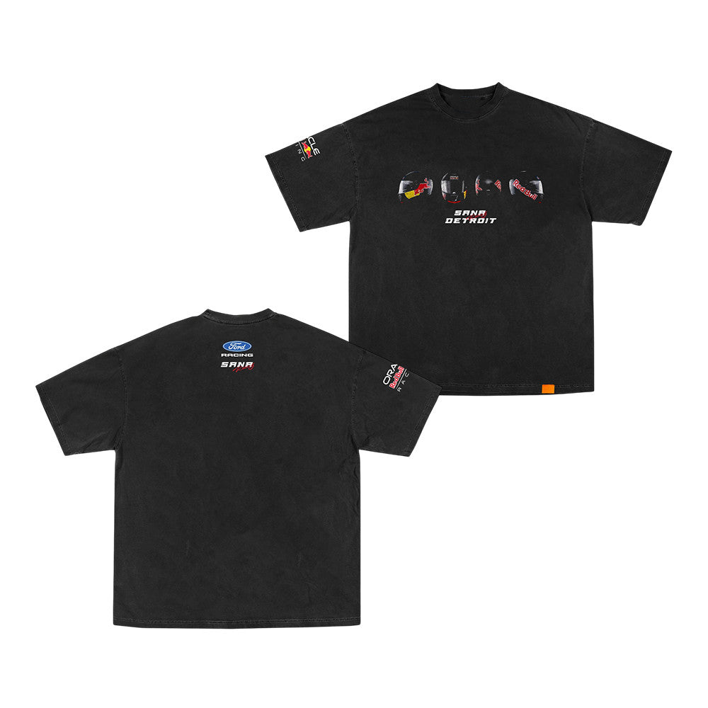 Sana Merch Ford Racing x Oracle Red Bull Racing Black T-Shirt Gifts For Brother - Foxy23shop