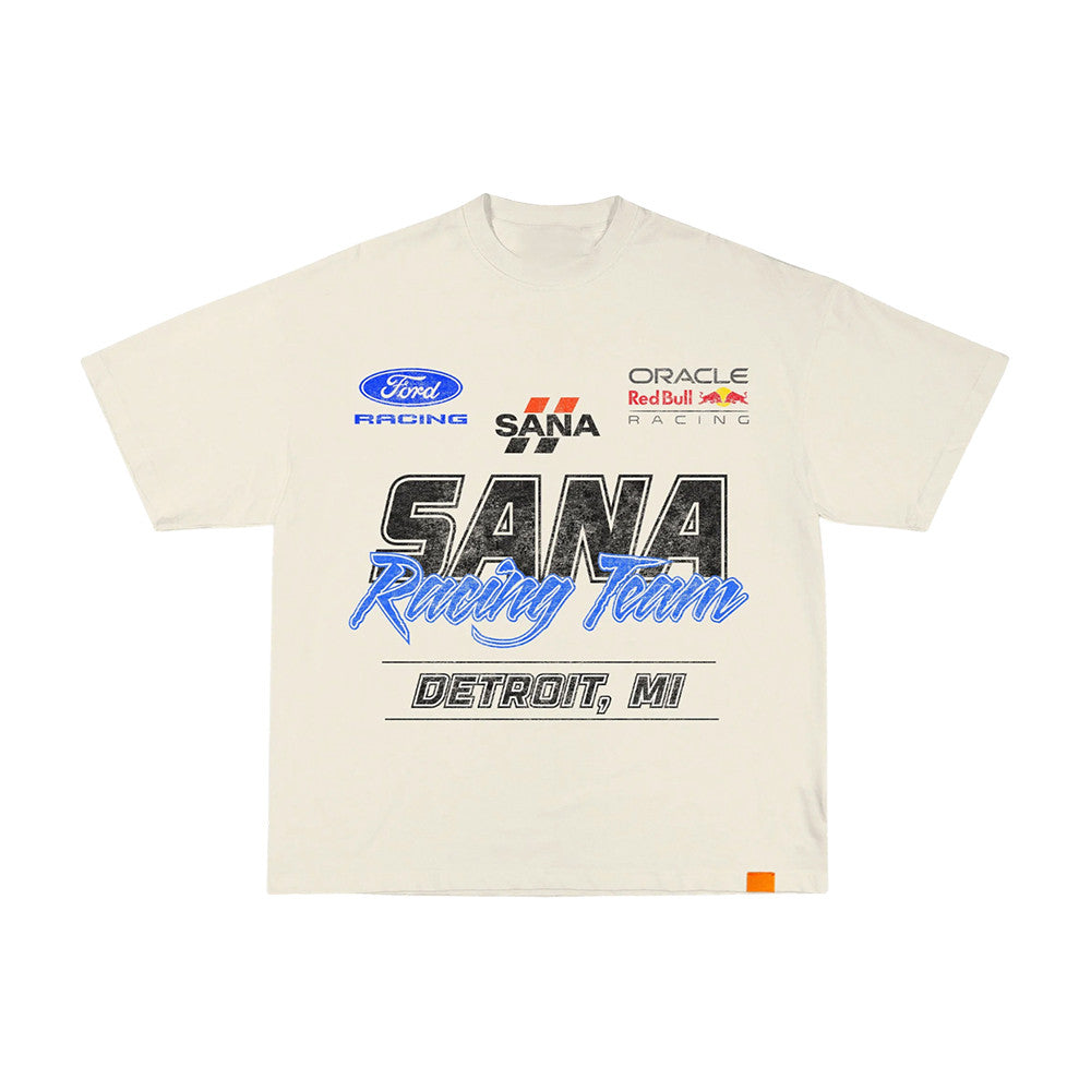Sana Merch Racing Team T-Shirt Sana Clothes Streetwear Gifts For Boyfriend - Foxy23shop