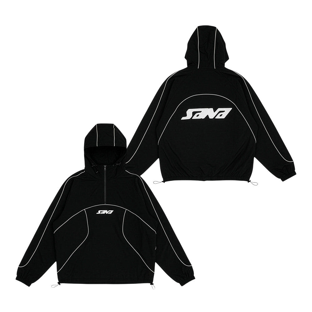 Sana Merch Flannel Black Hoodie Sana Apparel Presents For Brothers - Foxy23shop