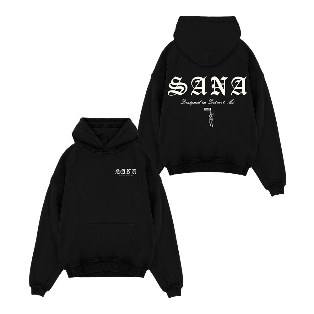 Sana Merch Influencer Old English Hoodie Streetwear Gift For Her - Foxy23shop