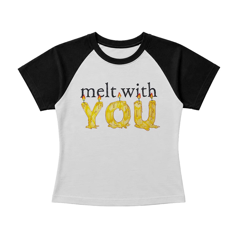 Olivia Rodrigo Merch Melt With You Baby Tee Gifts For Olivia Rodrigo Lovers - Foxy23shop