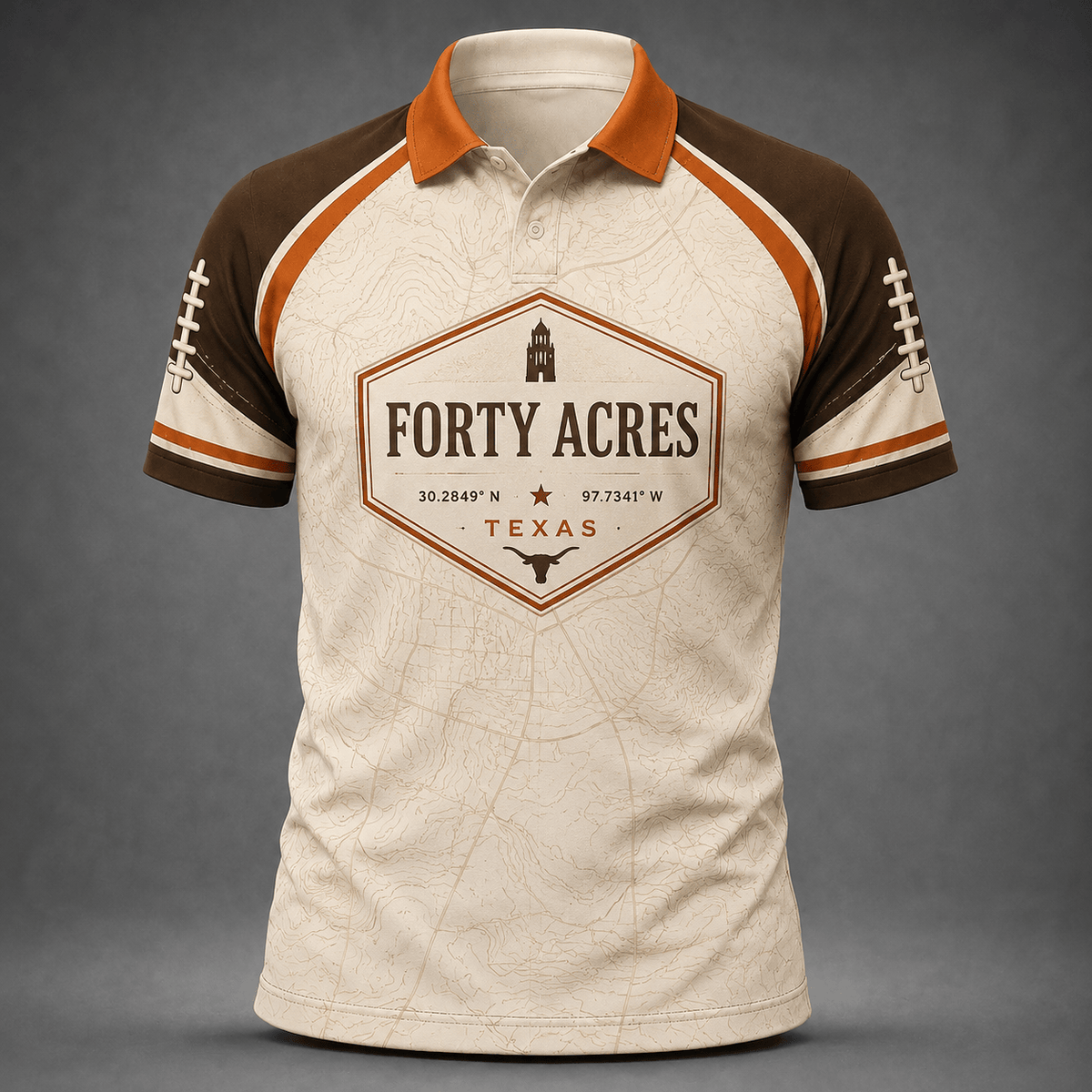 Texas Longhorns Merch 2026 NCAA Forty Acres Polo Shirt Gifts Idea For Football Lovers - Foxy23shop