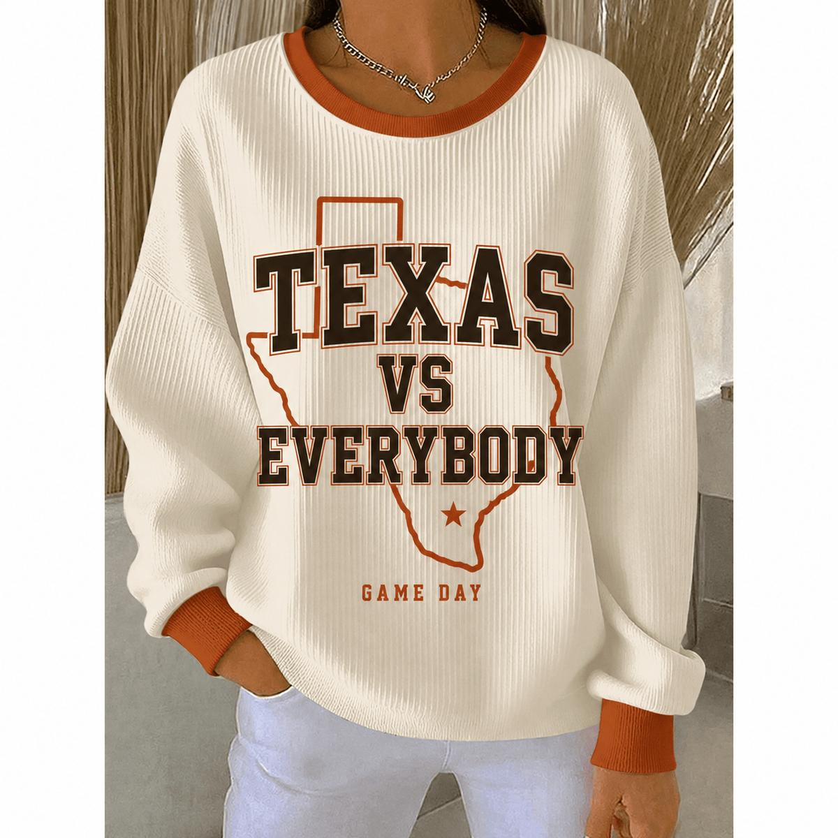 Texas Longhorns Merch 2026 NCAA Texas Vs Everybody Sweatshirt Presents For Fans - Foxy23shop