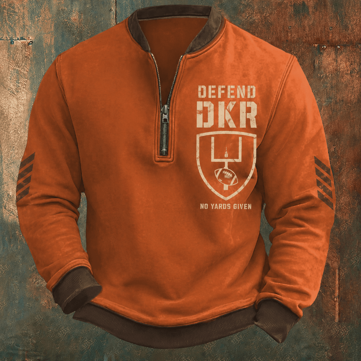 Texas Longhorns Merch 2026 NCAA Defend DKR Zip Sweatshirt Gifts Idea For Brother - Foxy23shop