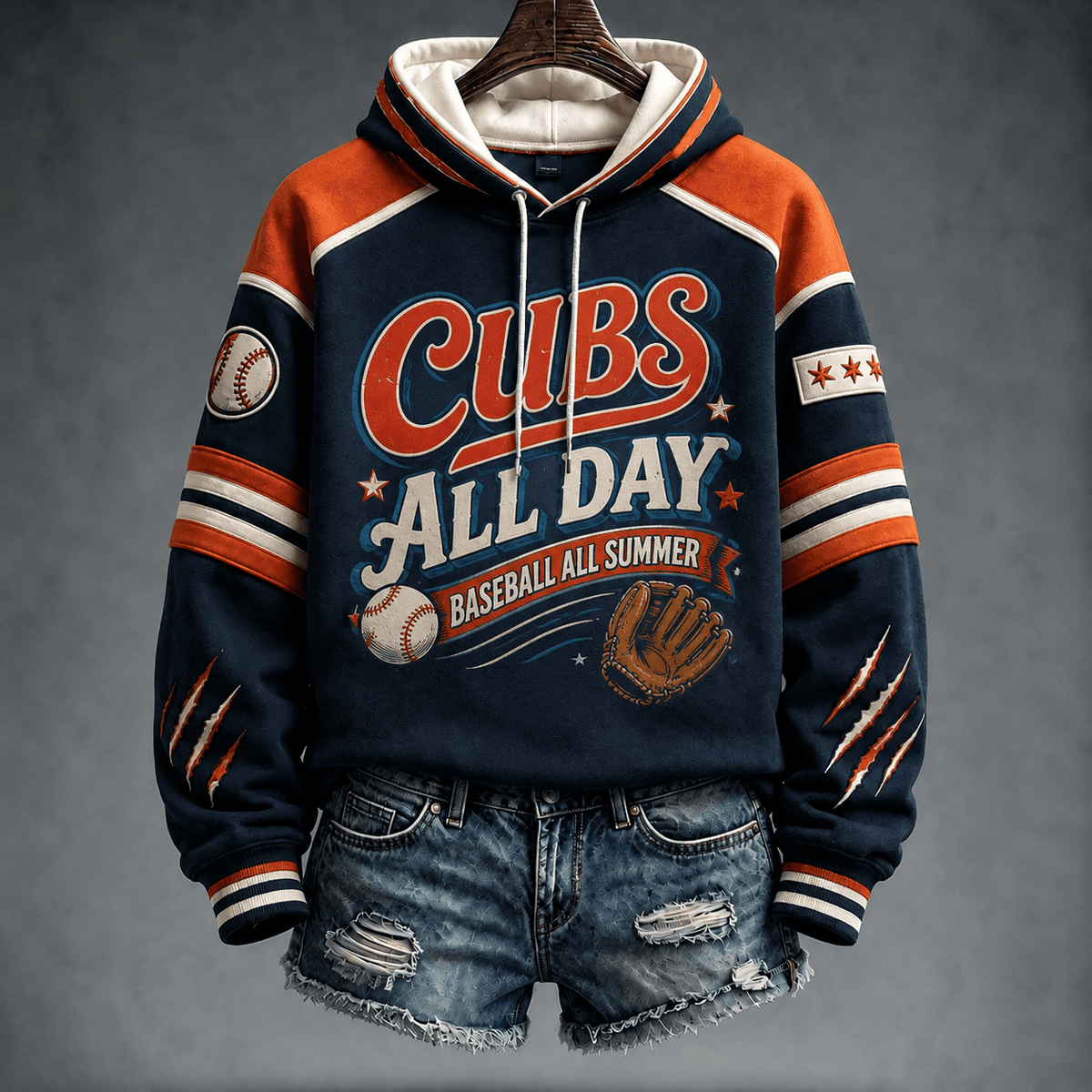 Chicago Cubs Merch 2026 MLB Baseall All Summer Hoodie Presents For Cubbles - Foxy23shop