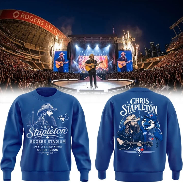 Chris Stapleton Merch Rogers Stadium Toronto 2026 Concert Sweatshirt Chris Stapleton Fans Gift - Foxy23shop
