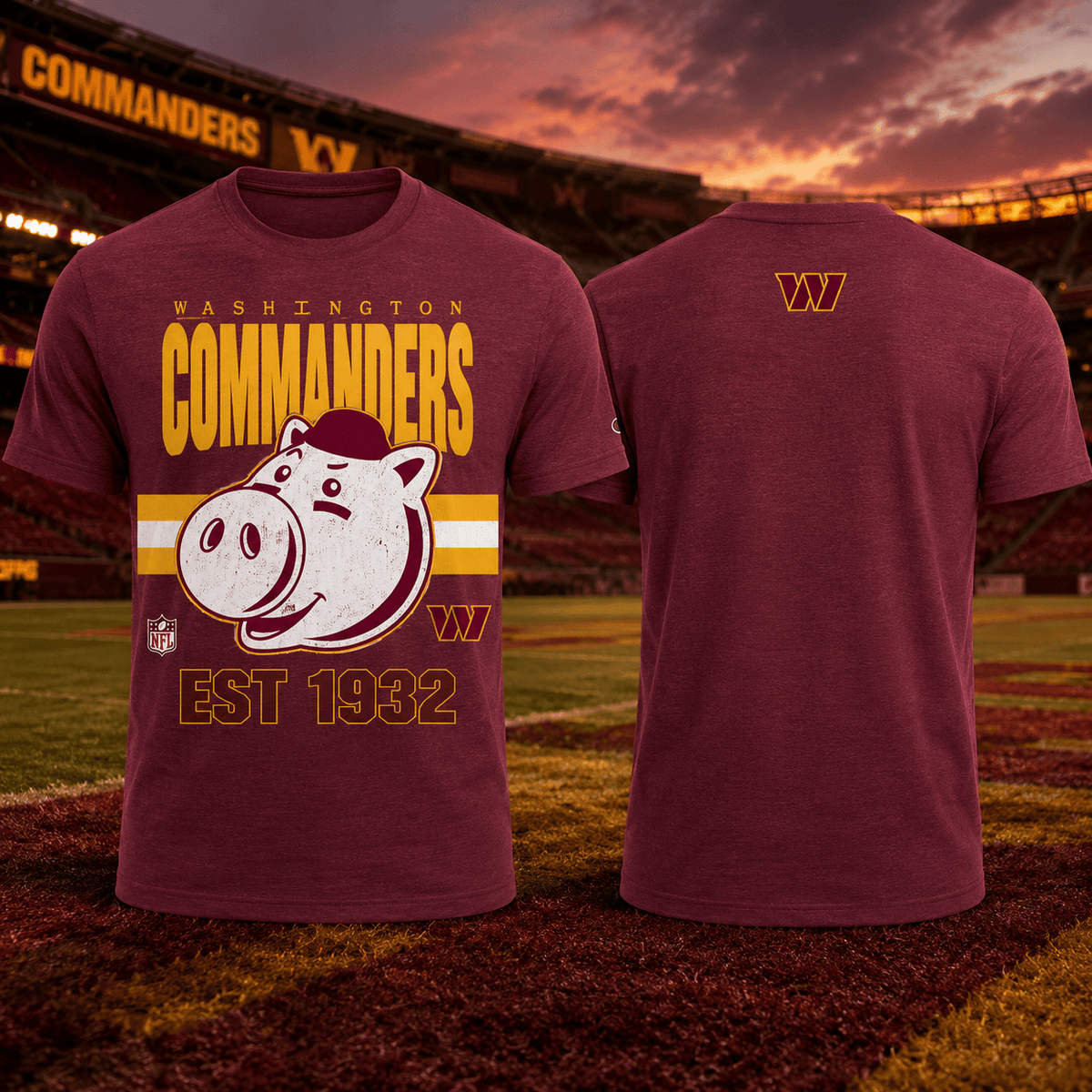 Washington Commanders EST 1932 T-Shirt Disney Parks Clothing Gift For Disney Fans - Foxy23shop