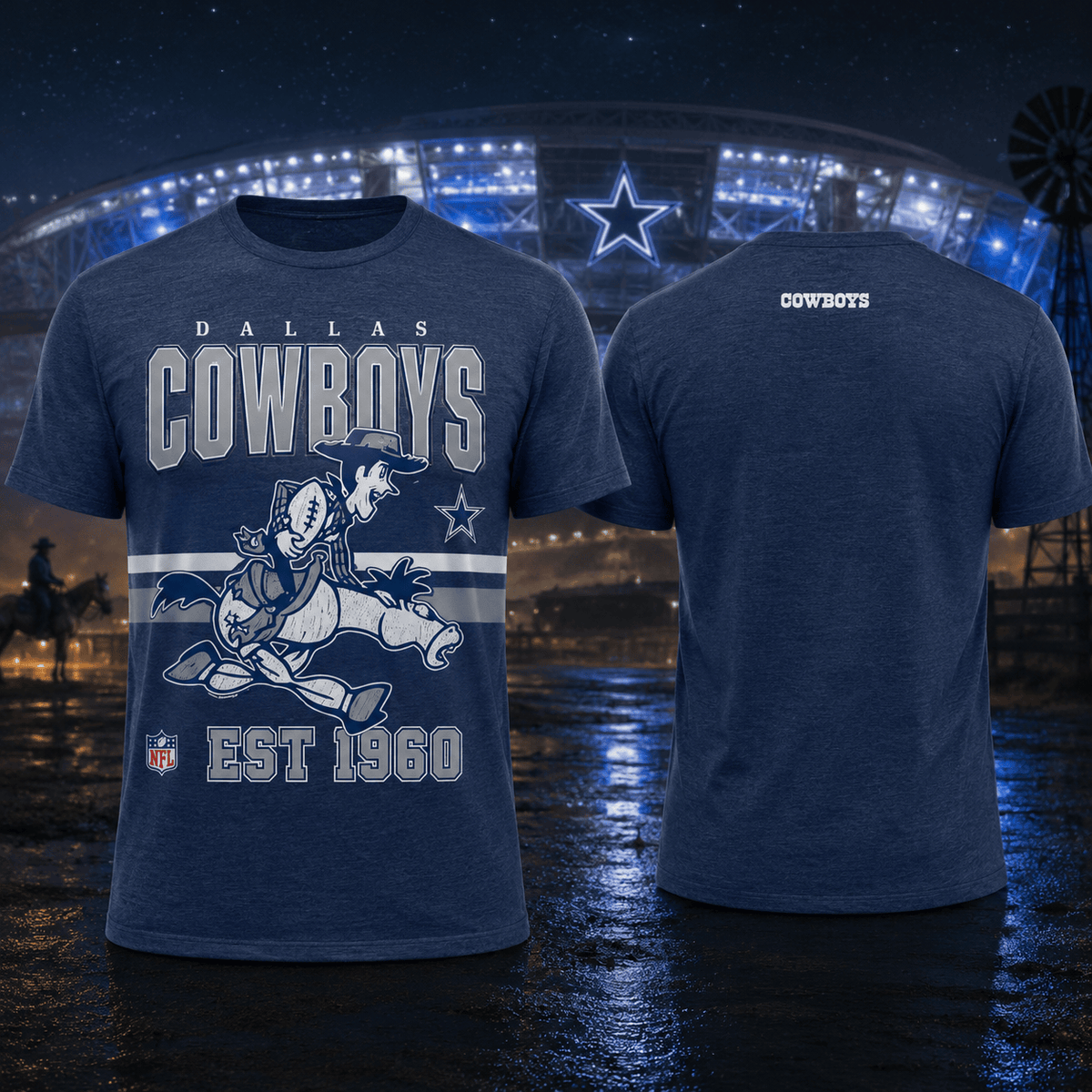 Dallas Cowboys EST 1960 T-Shirt Disney Parks Apparel Gift For Disney Fans - Foxy23shop