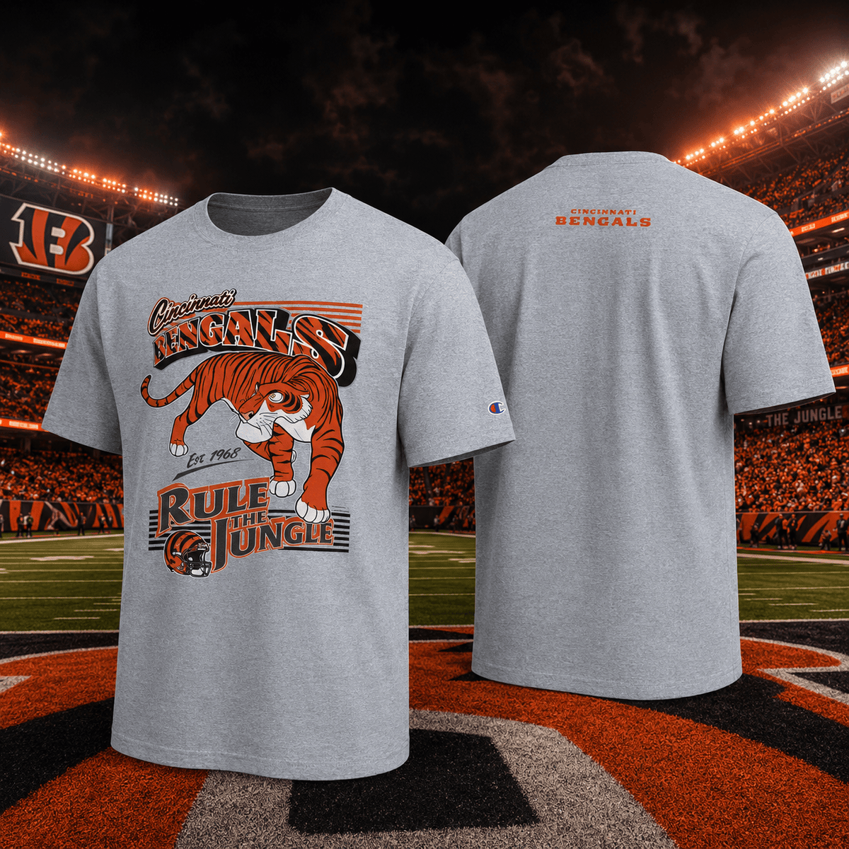 Cincinnati Bengals EST 1968 T-Shirt Disney Princess Clothing Gift For Disney Fans - Foxy23shop