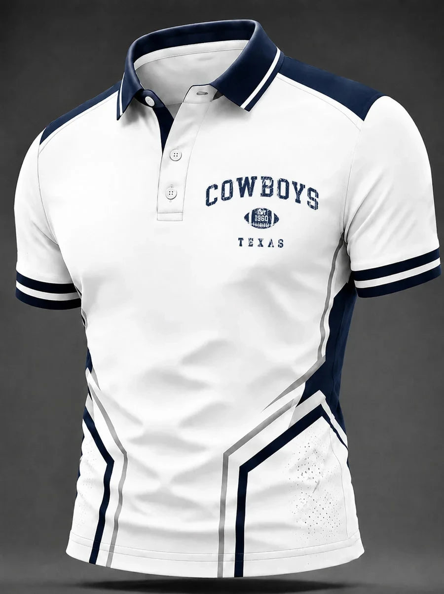 Dallas Cowboys Merch Football Polo Shirt Cool Gifts For Dallas Cowboys Fans - Foxy23shop