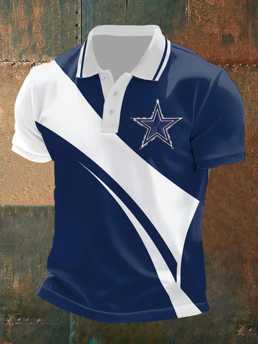 Dallas Cowboys Merch Football Game Day Polo Shirt Dallas Cowboys Gears - Foxy23shop