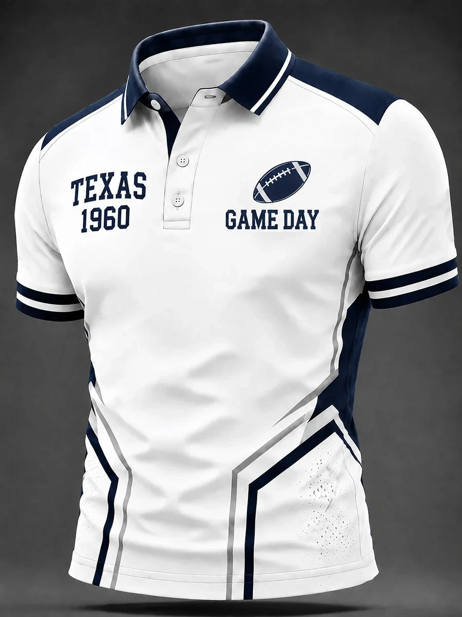 Dallas Cowboys Merch Game Day Football Polo Shirt Presents For Husband - Foxy23shop