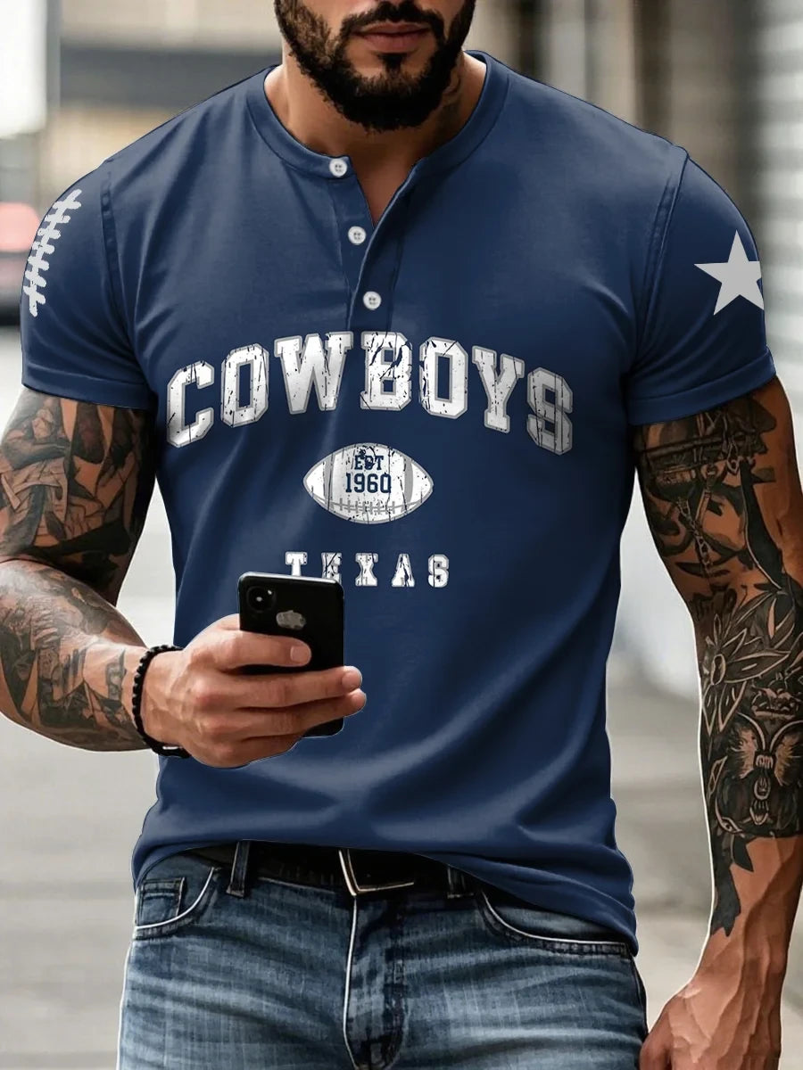Dallas Cowboys Merch Cowboys Est 1960 Button Shirt Presents For Cowboys Nation - Foxy23shop