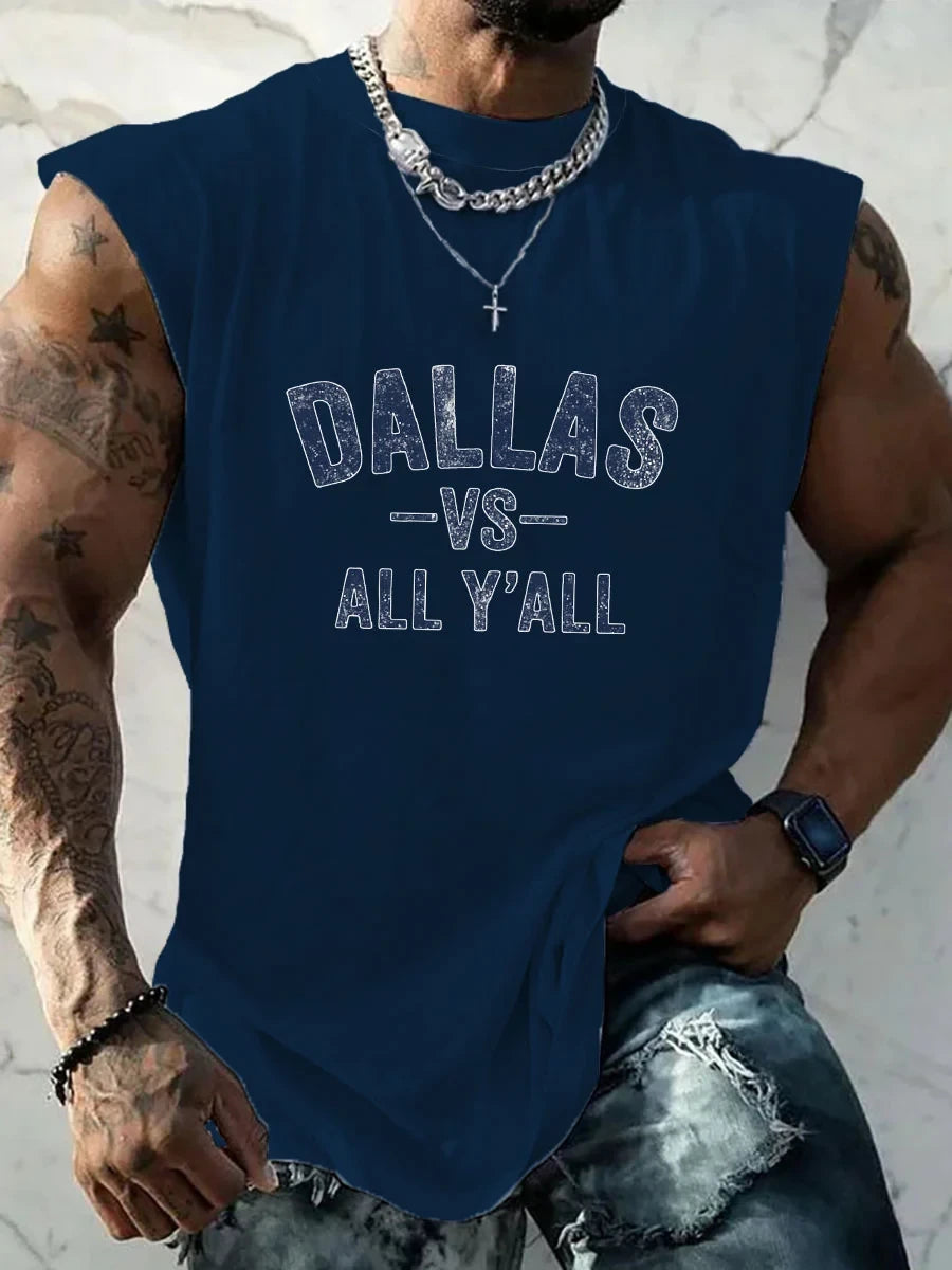 Dallas Cowboys Vs All Y All Tank Top Dallas Cowboys Clothes Best Fan Gears - Foxy23shop