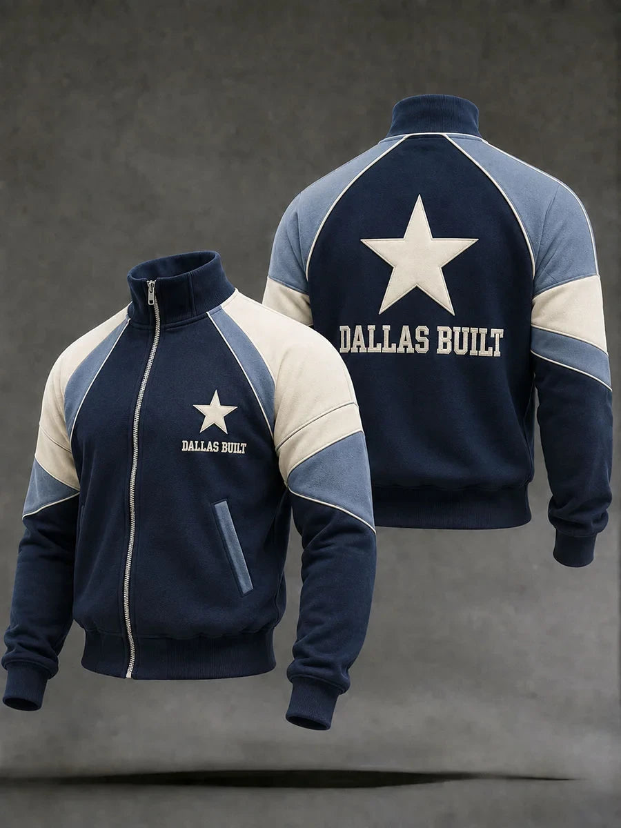 Dallas Cowboys Football Star Graphic Zip Sweatshirt Dallas Cowboys Clothing Gifts For Dad - Foxy23shop