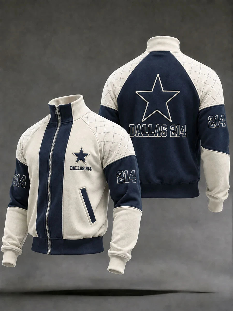Dallas Cowboys Merch Football 214 Jacket Dallas Cowboys Apparel Gifts For Fans - Foxy23shop