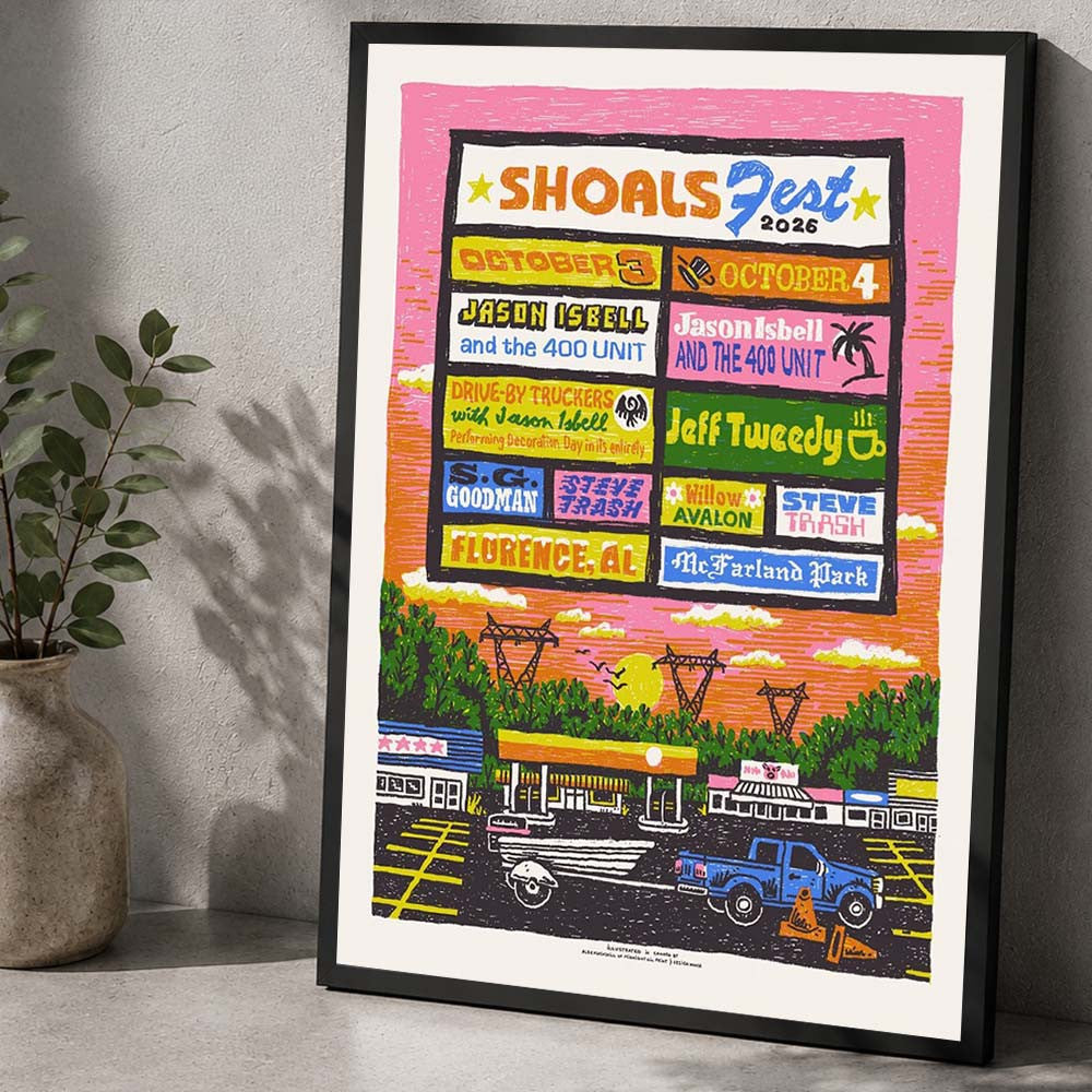 ShoalsFest 2026 At McFarland Park In Florence Alabama Poster Music Fest Poster Gift Ideas - Foxy23shop