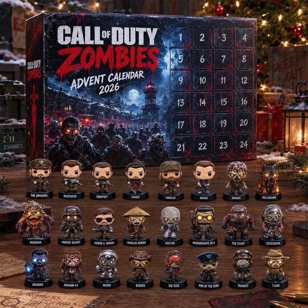 Call Of Duty Zombies Advent Calendar 2026 Xmas Countdown Gifts For Fans - Foxy23shop