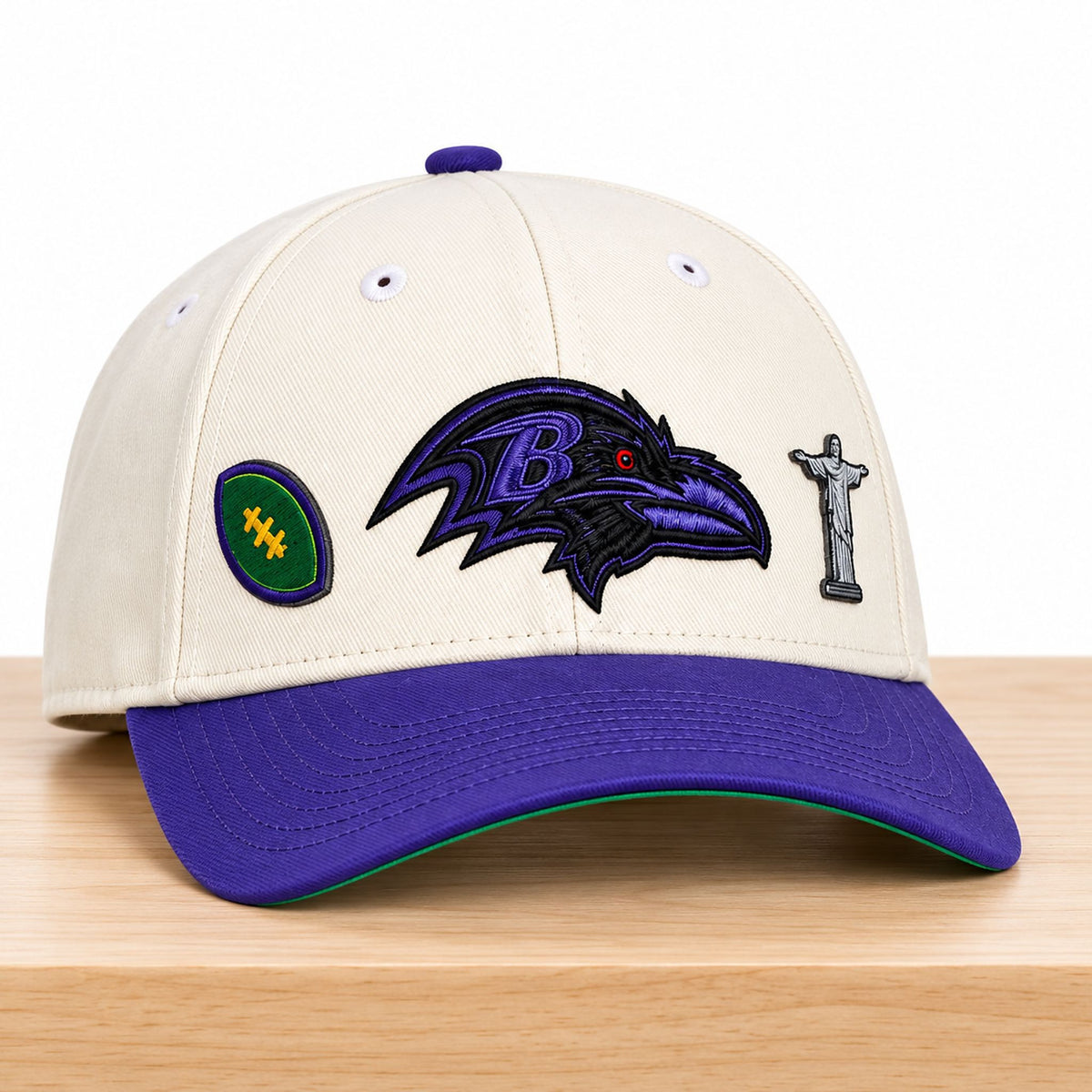 Baltimore Ravens Rio Game Landmark 2026 Hat Baltimore Ravens Baseball Cap Fan Gear - Foxy23shop