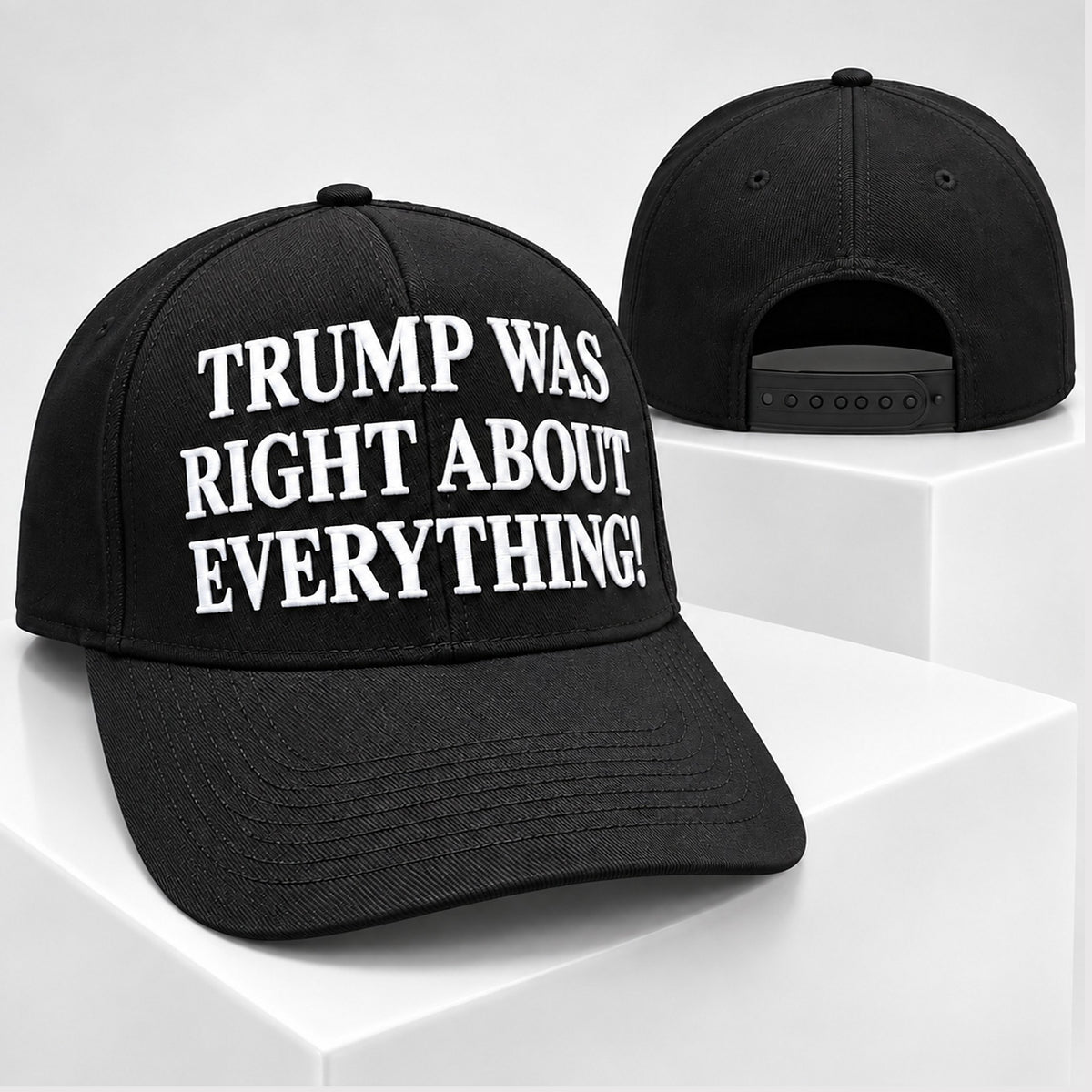 Trump Was Right About Everything 2026 Hat MAGA Baseball Cap Gifts For Supporters - Foxy23shop