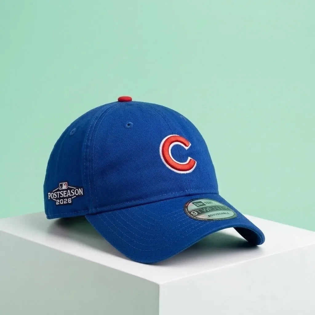 Chicago Cubs New Era Royal 2026 MLB Postseason Hat Chicago Cubs Baseball Cap Fan Gear - Foxy23shop