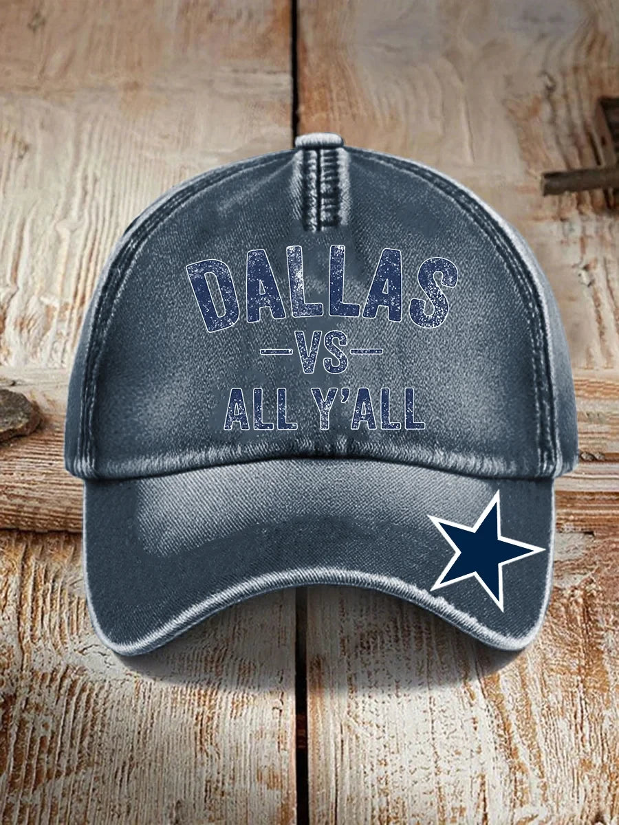Dallas Cowboys Vs All Yall Hat Dallas Cowboys Baseball Cap Gifts Idea For Fans - Foxy23shop