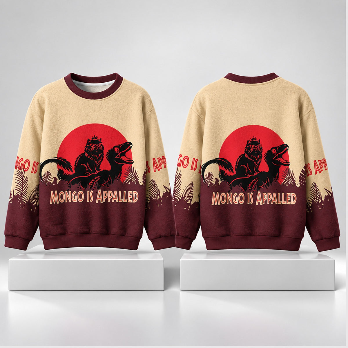 Mongo Is Appalled Dinosaur Christmas 2026 Ugly Sweater Dungeon Crawler Carl Merch Gifts For Fans - Foxy23shop