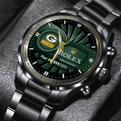 Green Bay Packers Graphic Watch Green Bay Packers Accessories Best Gifts For Fans - Foxy23shop