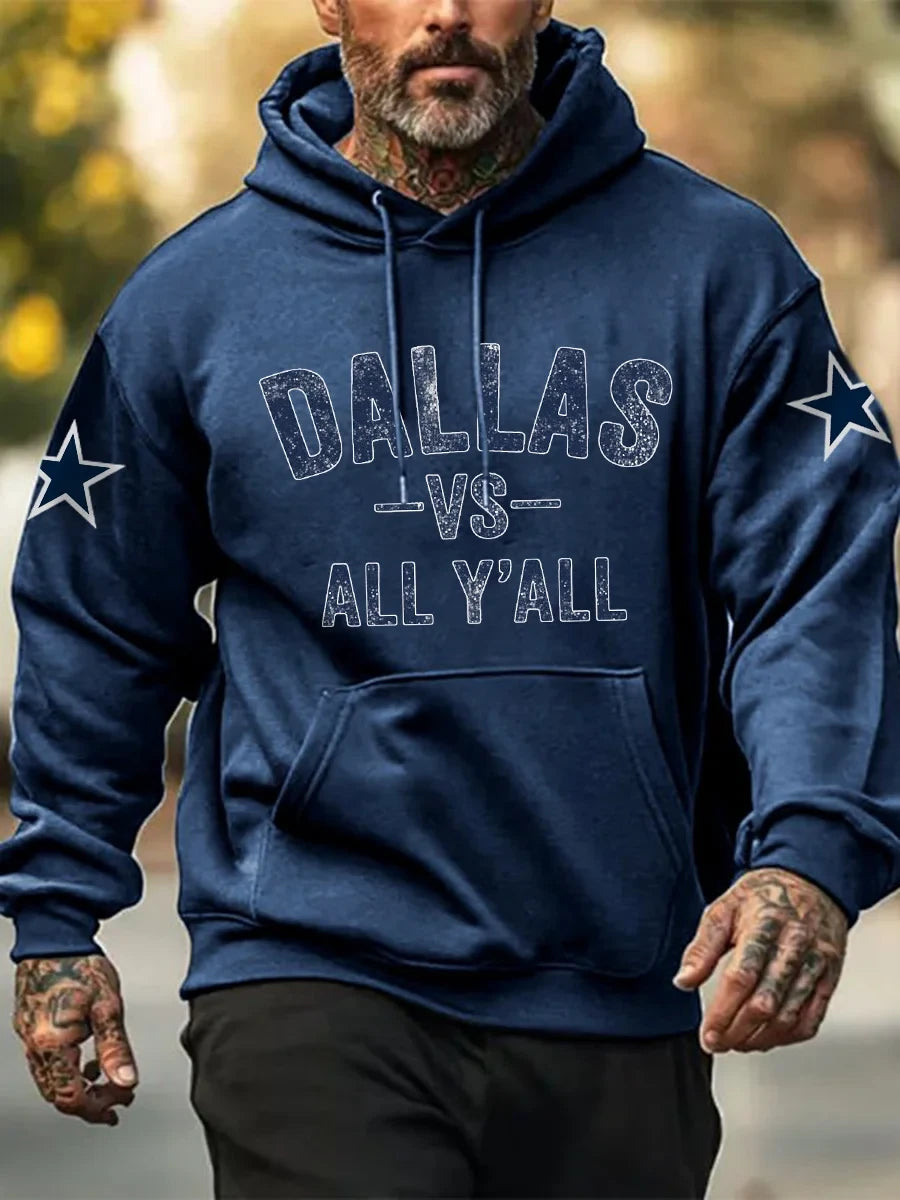 Dallas Cowboys Vs All Y All Hoodie Dallas Cowboys Hooded Sweatshirt Fan Gifts - Foxy23shop