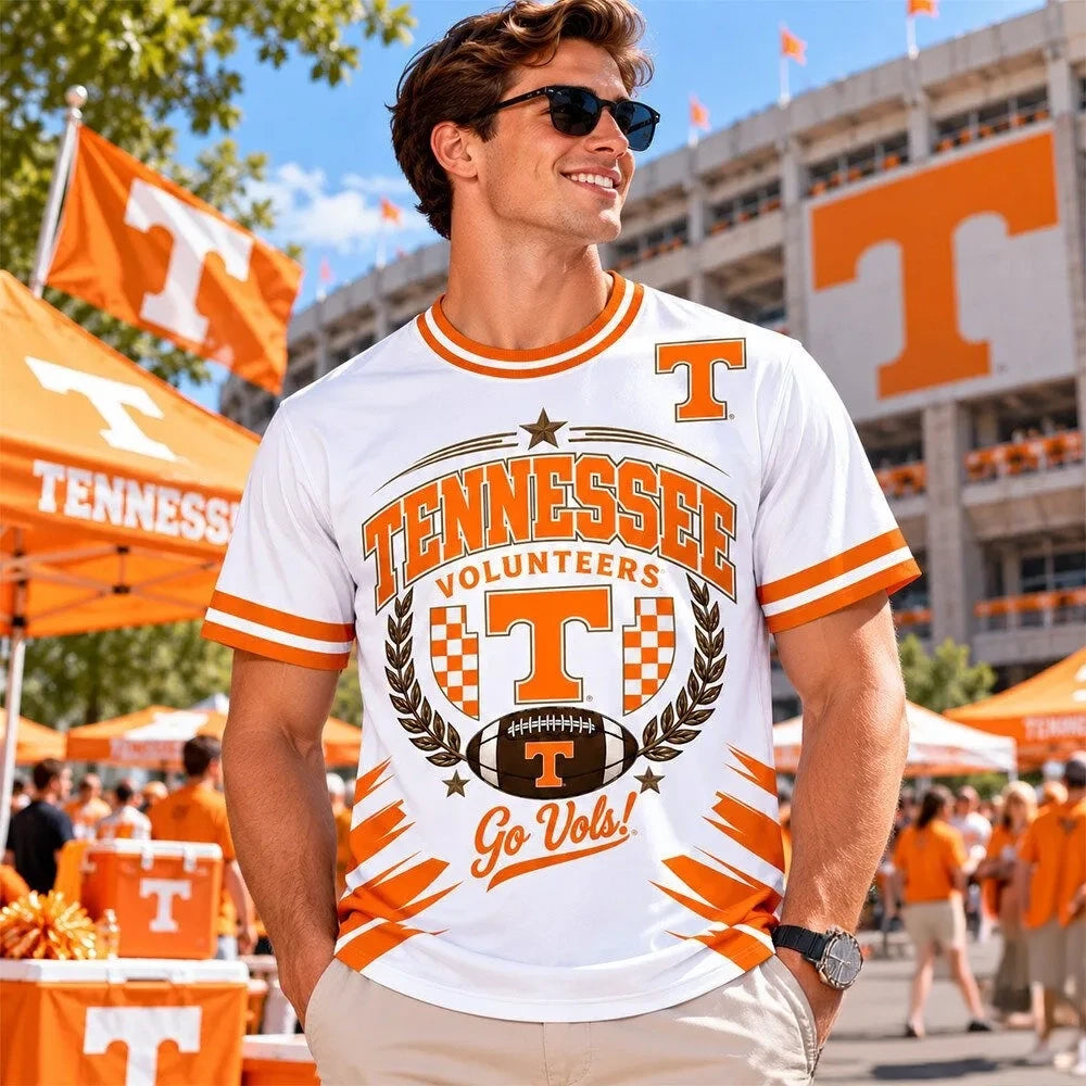 Tennessee Volunteers Merch Go Vols Football Concept Fan T-Shirt Best Fan Gear - Foxy23shop