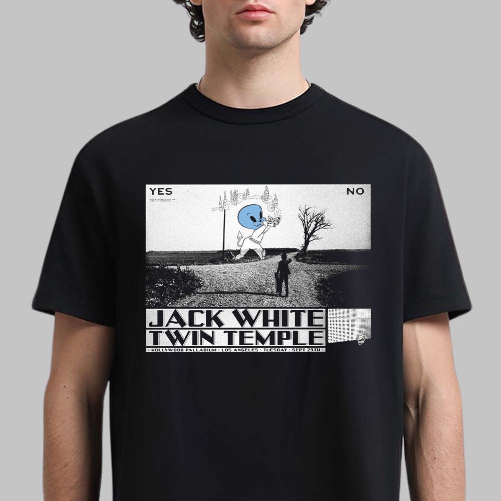 Jack White Los Angeles 2026 Night 2 Show Poster T-Shirt Gifts For Jack White Fans - Foxy23shop