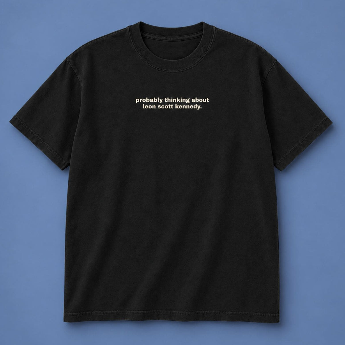 Probably Thinking About Leon Scott Kennedy T-Shirt Unique Gifts For Gamers - Foxy23shop