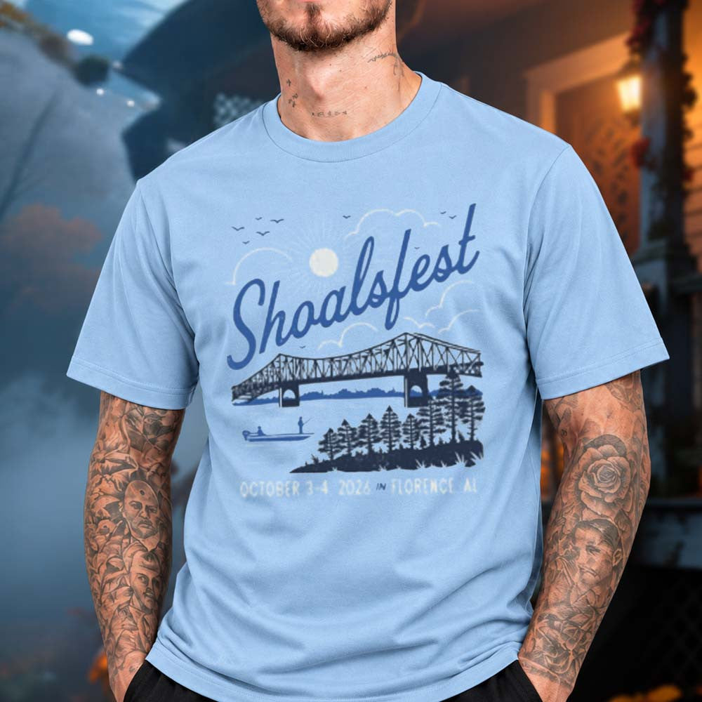 ShoalsFest 2026 Merch At McFarland Park In Florence Alabama T-Shirt Music Lover Gifts - Foxy23shop