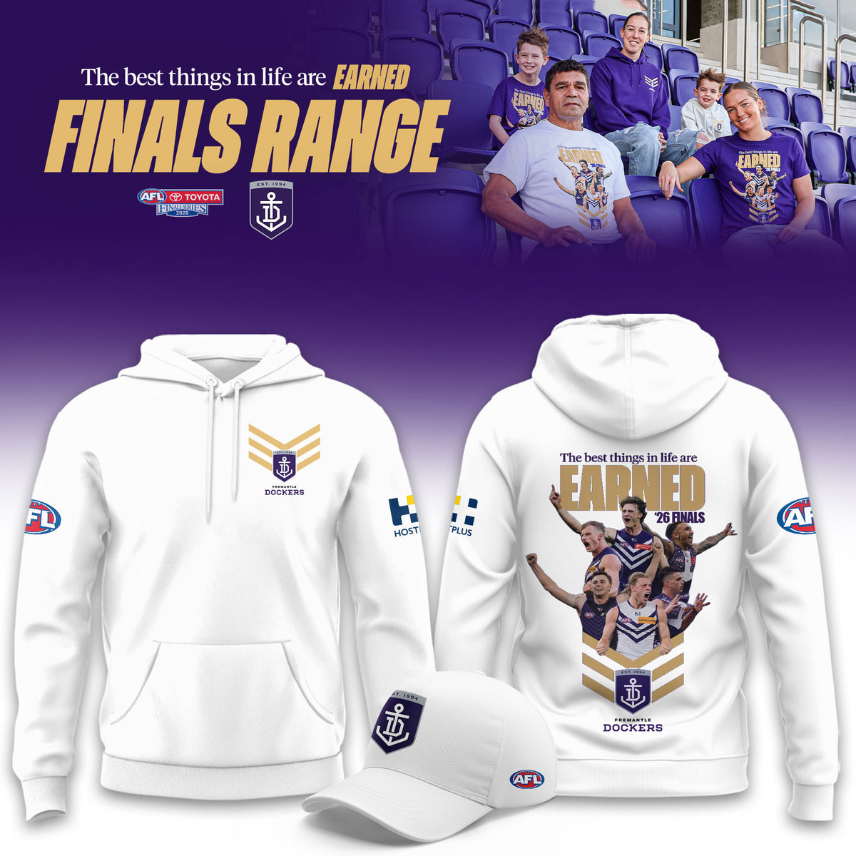 Fremantle Dockers Merch 2026 AFL Finals Series Hoodie Best Gifts For Fans - Foxy23shop