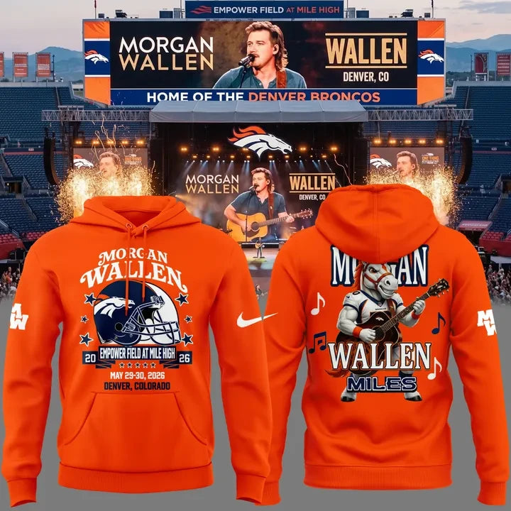 Morgan Wallen X Denver Broncos Still The Problem Tour 2026 Hoodie Denver Broncos Merch - Foxy23shop