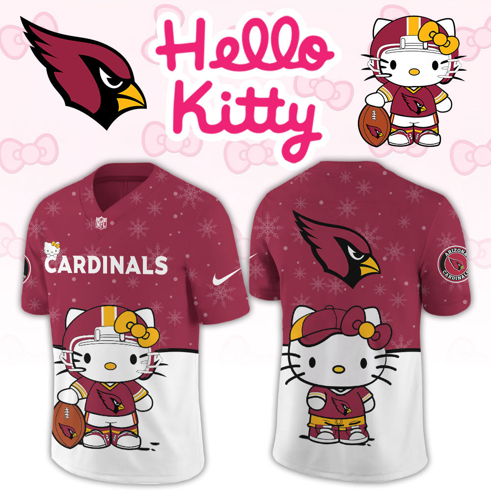 Arizona Cardinals x Hello Kitty 2026 NFL Jersey Arizona Cardinals Gear Gifts For Fans - Foxy23shop
