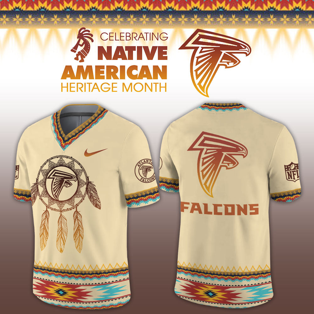 Atlanta Falcons Native American Heritage Month Jersey 2026 NFL Game Day Outfits - Foxy23shop