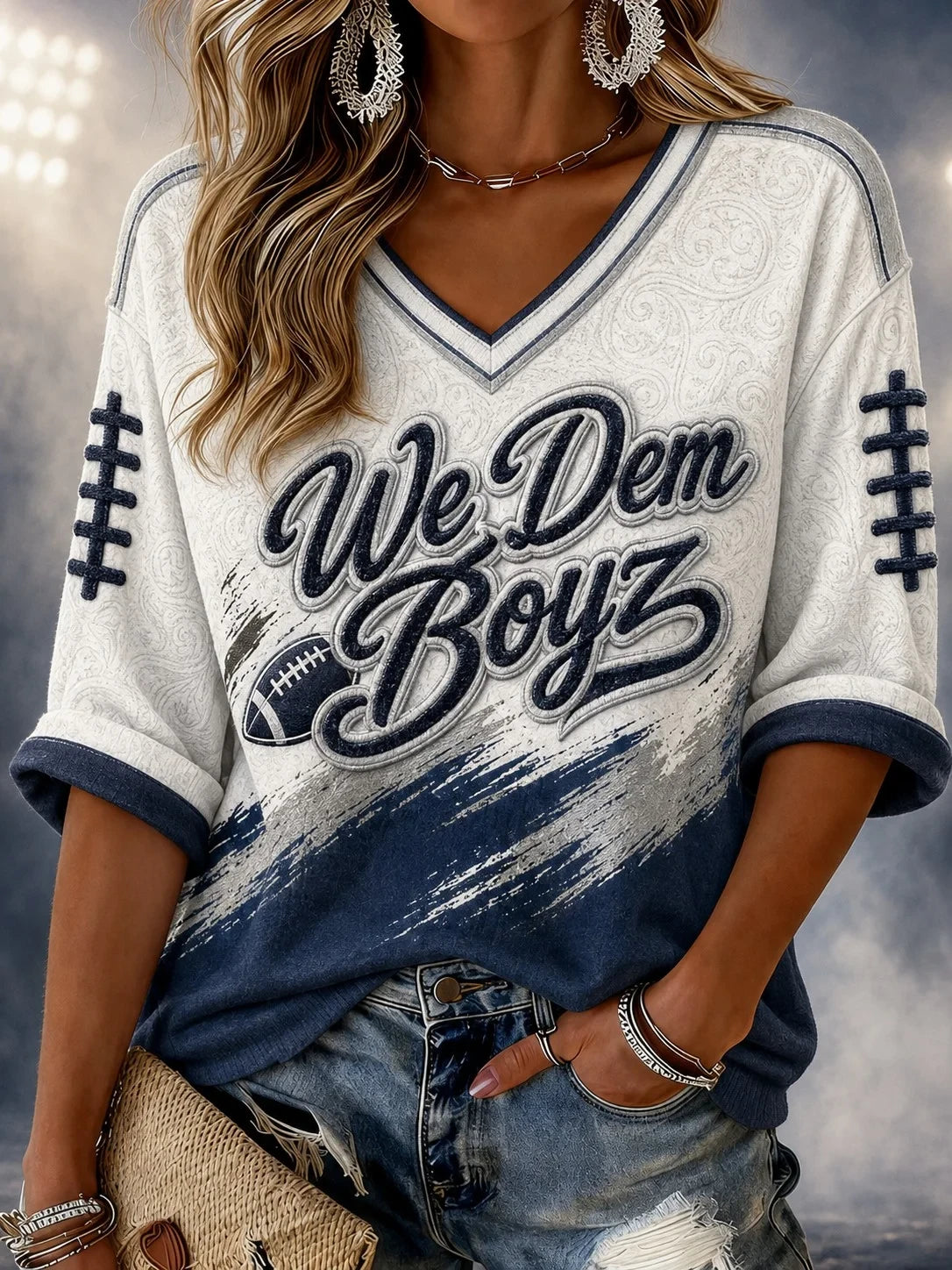 Dallas Cowboys We Dem Boyz Sweatshirt Dallas Cowboys Gears Gifts For Cowboys Nation - Foxy23shop