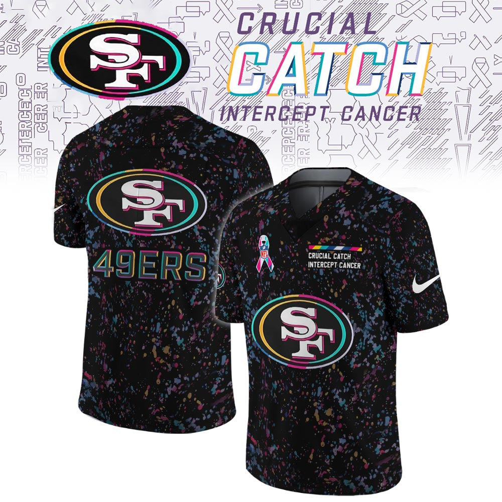 San Francisco 49ers 2026 NFL Crucial Catch Intercept Cancer Jersey Best Gifts Idea For Fans - Foxy23shop