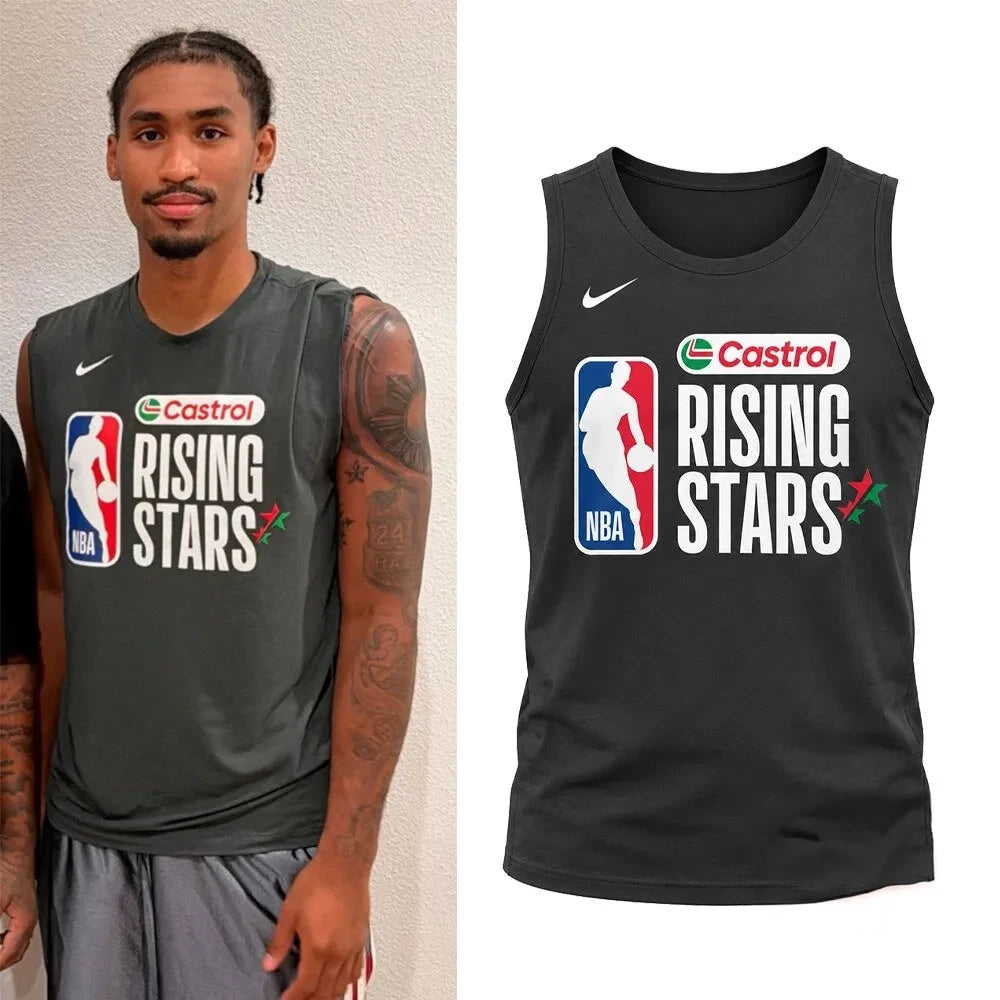 Dylan Harper NBA Castrol Rising Stars Nike Tank Top Shirt - Foxy23shop