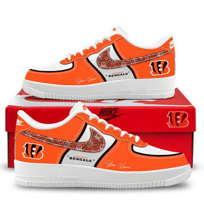 Custom Cincinnati Bengals 2026 Sneakers Cincinnati Bengals Merch Presents For Fans - Foxy23shop