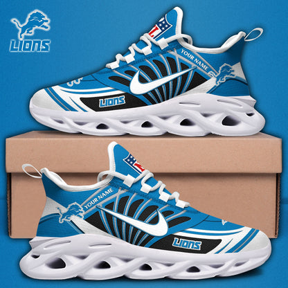 Custom Detroit Lions 2026 Fan Sneakers Detroit Lions Merch Unique Gifts For Football Lovers - Foxy23shop